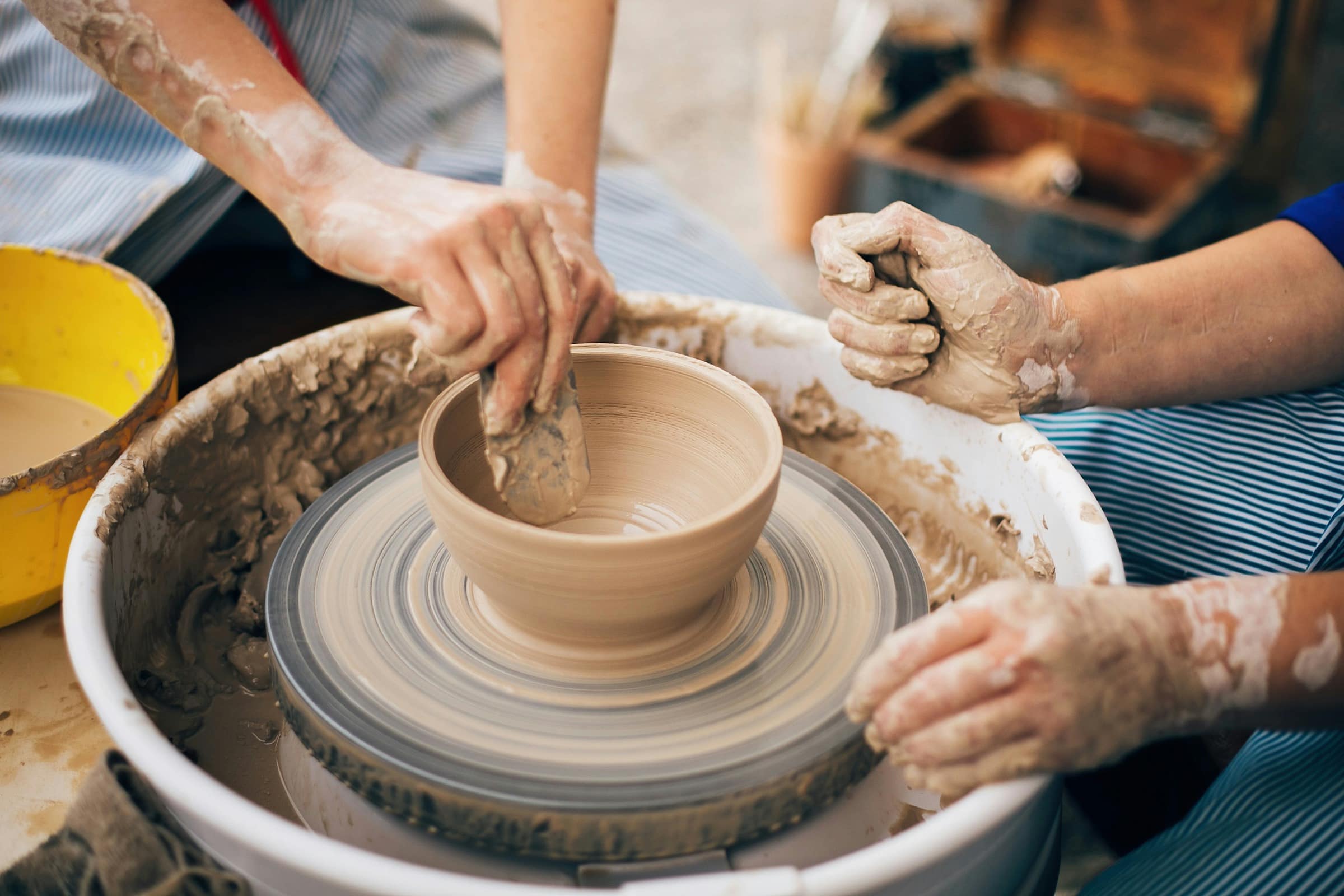 Atelier de poterie à Marrakech