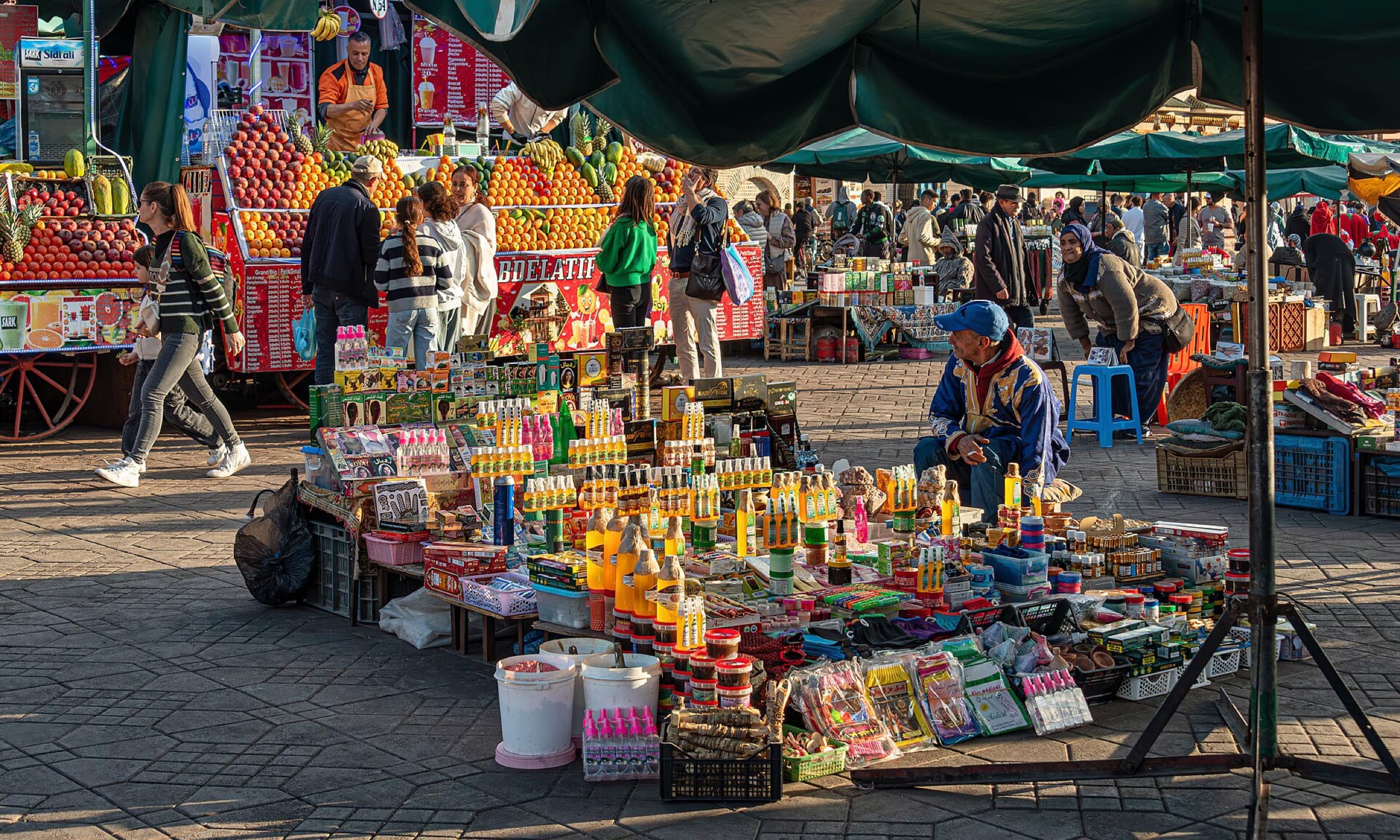 Le marché de jour