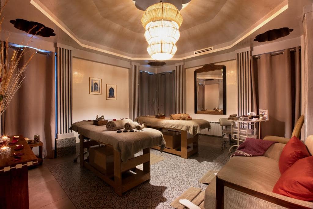 La salle de soins du spa, en duo