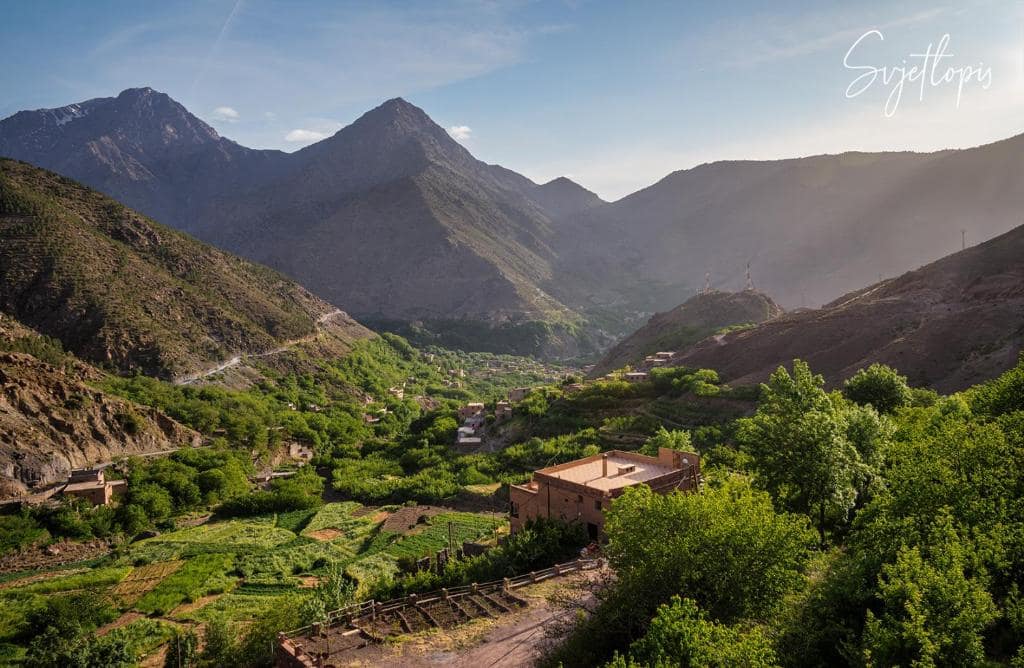 La vallée d'Imlil et ses cultures en terrasses