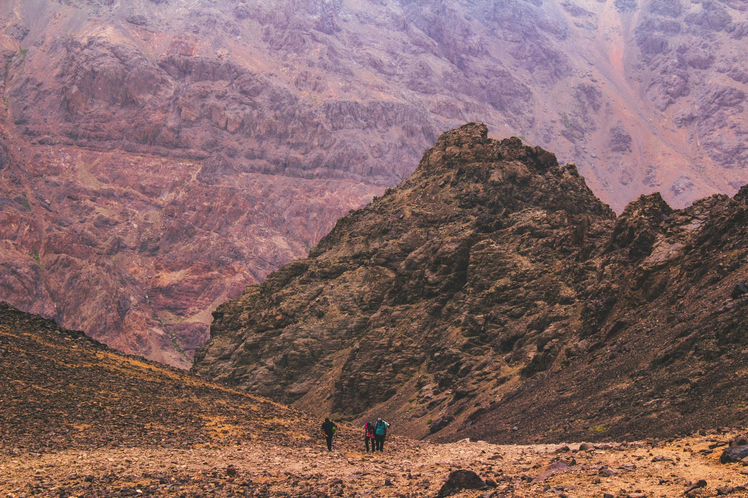 Trekking dans l'Atlas et ascension du Toubkal