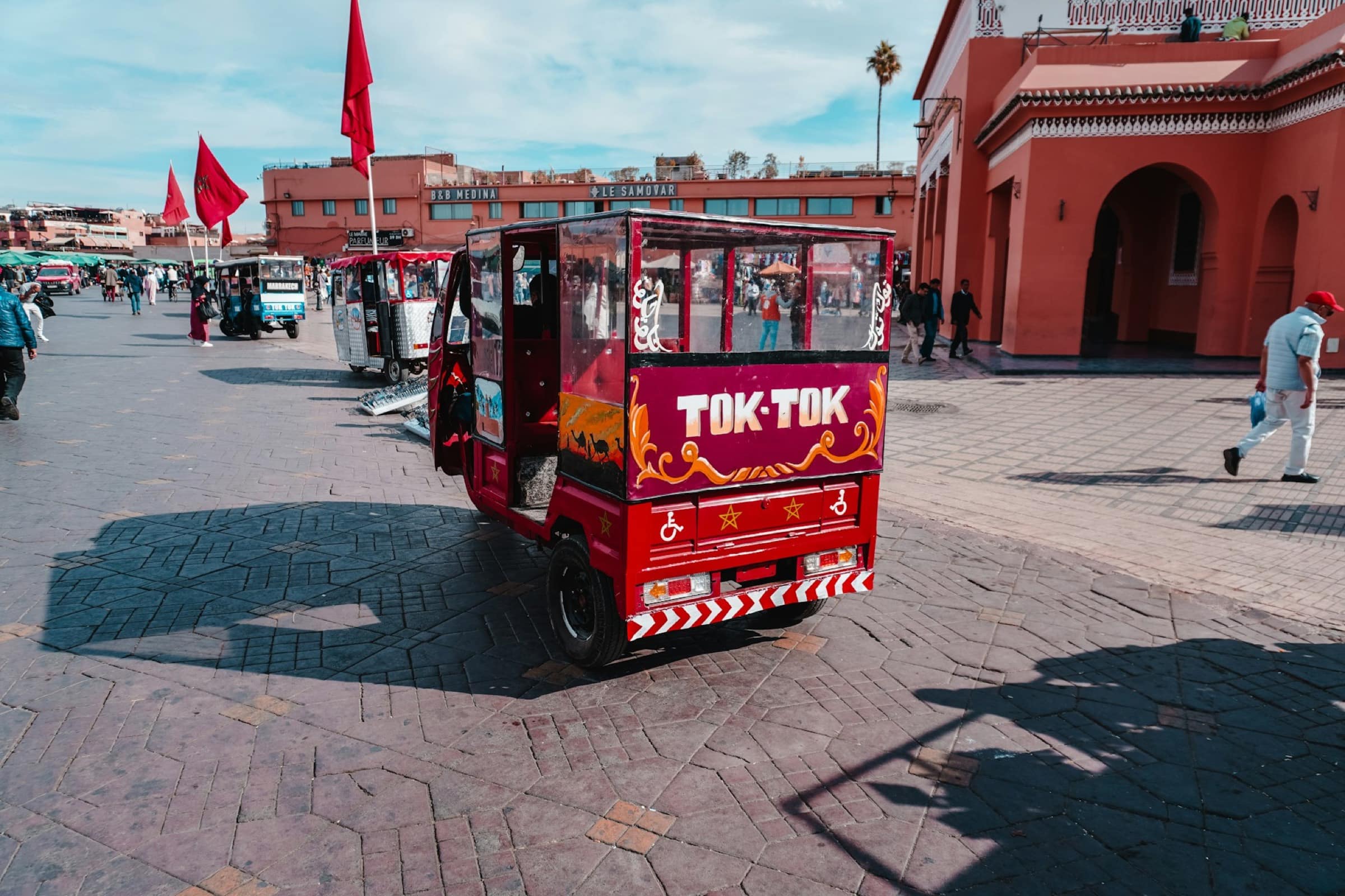 Marrakech en tuk-tuk
