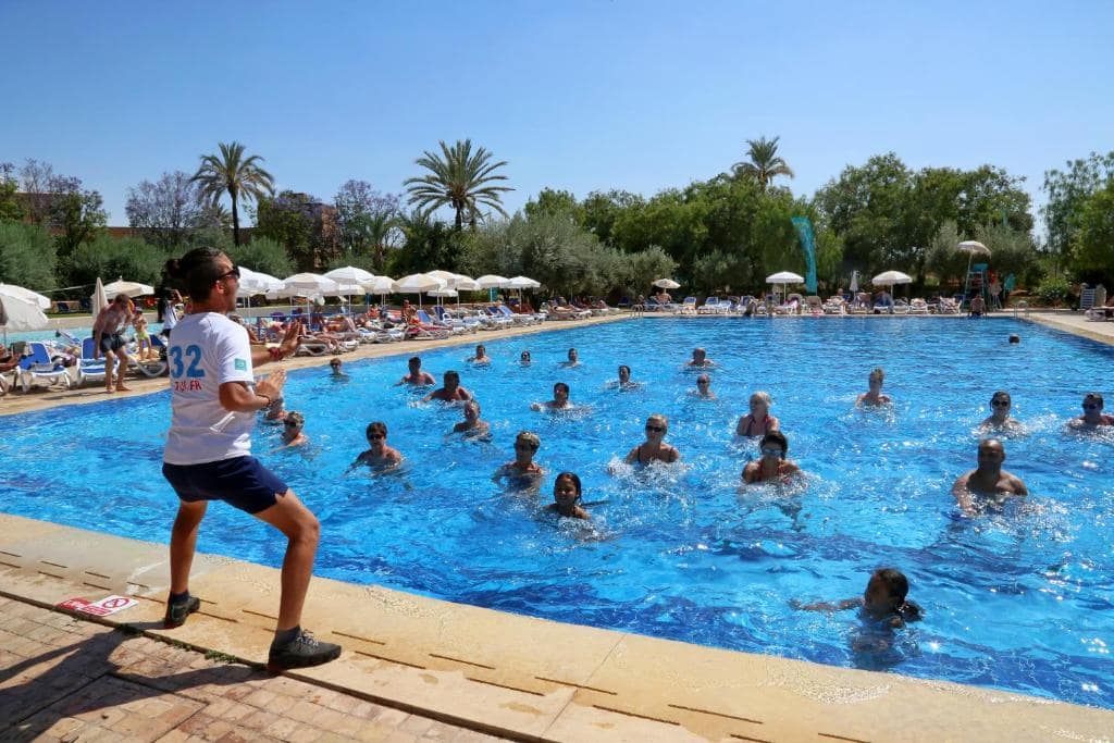 L'aquagym, au cœur de l'animation de la journée